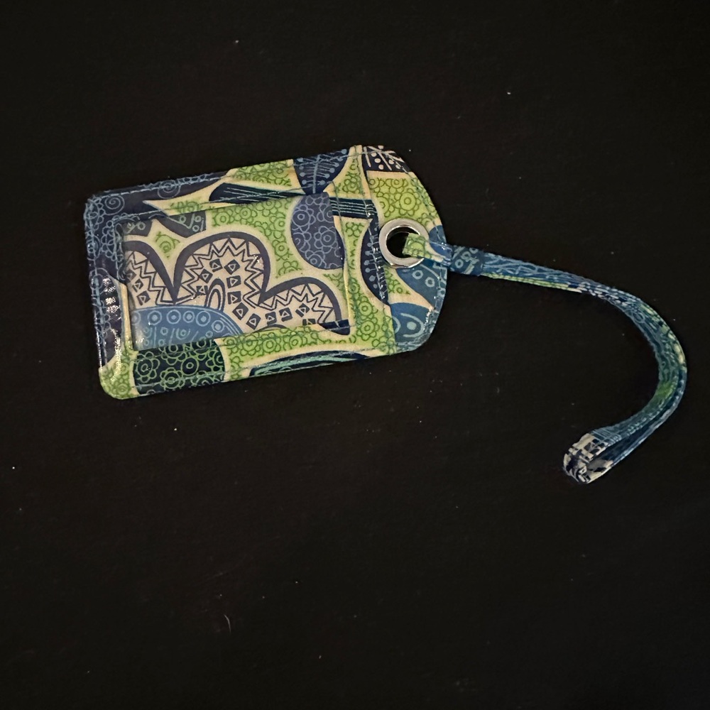 Vera Bradley Caribbean Sea Luggage Tag